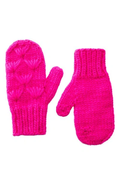 Lele Sadoughi Ski Town Motley Mittens In Red
