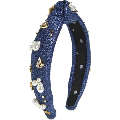 LELE SADOUGHI LELE SADOUGHI SLIM KNOTTED WOVEN HEADBAND