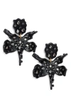 Lele Sadoughi Small Paper Lily Drop Earrings