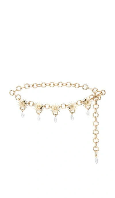 Lele Sadoughi Gürtel Soleil In Metallic Gold