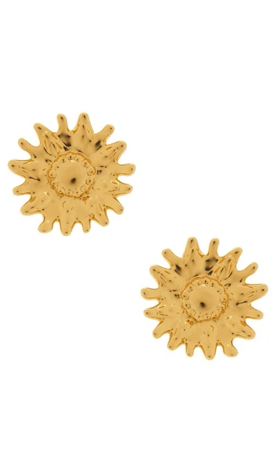 Lele Sadoughi Soleil Stud Earrings In Gray