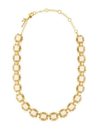 Pre-owned Lele Sadoughi Solstice Crystal Necklace, 21" In Multi