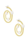 LELE SADOUGHI SPIN SKATER EARRINGS