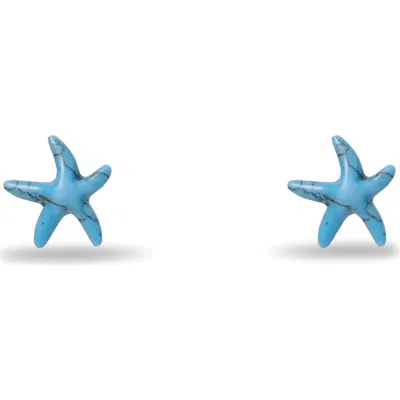 Lele Sadoughi Starfish Stud Earrings In Gray