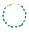 Lele Sadoughi Stone Station Necklace
