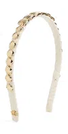 Lele Sadoughi Strand Shell Headband Gold In Gold