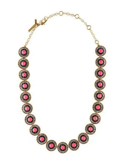 Pre-owned Lele Sadoughi Sundial Necklace, 22" In Multi