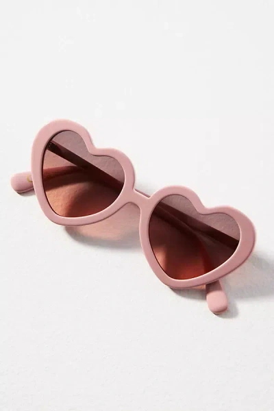 Lele Sadoughi Sweetheart Sunglasses In Pink