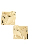 Lele Sadoughi Tetra Button Earring In Gold