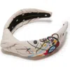 Lele Sadoughi The Met Knotted Kandinsky Embroidered Headband In Multi