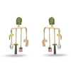 Lele Sadoughi The Met X Lele Klee Mobile Earring In Gold