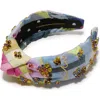 Lele Sadoughi The Met X Lele Knotted Klee Embellished Headband In Multi