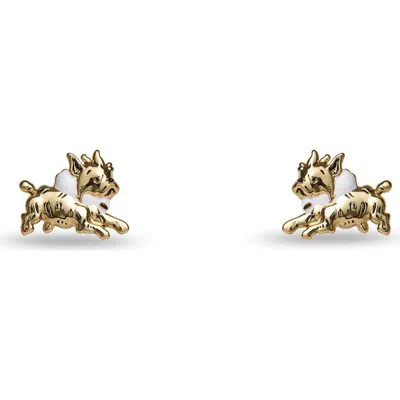 Lele Sadoughi The New Wizard Of oz Toto Stud Earrings In Gold