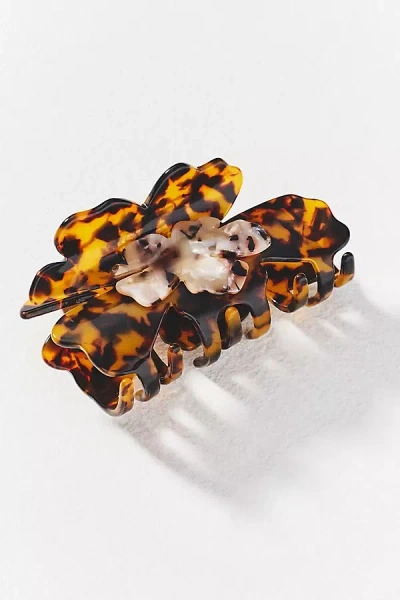 Lele Sadoughi Tortoise Hair Clip In Brown