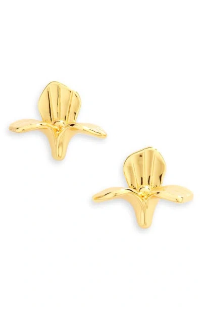 Lele Sadoughi Trillium Stud Earrings In Gold