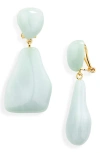 Lele Sadoughi Wilma Drop Earrings In Aqua