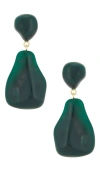 Lele Sadoughi Wilma Drop Earrings In Green