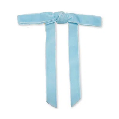 Lele Sadoughi Women's Bardot Bow Barrette In Dusty Sky In Multi