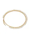Lele Sadoughi Bauble Belt In Gold