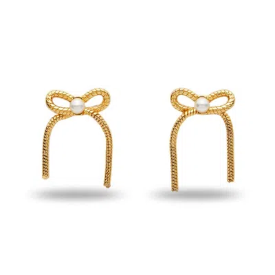 Lele Sadoughi Women's Bow Stud Earrings In Gold