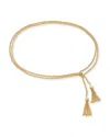 Lele Sadoughi Women's Chateau Rope Tassel Belt In Gold