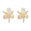 Lele Sadoughi Women's Crystal Lily Earrings In Apricot Ombre In Gold