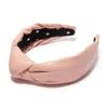 Lele Sadoughi Women's Faux Leather Knotted Headband In Rose Clay In Pink