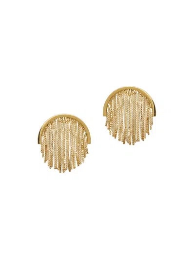 Lele Sadoughi Women's Flapper 14k-gold-plated Earrings In Purple