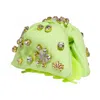 Lele Sadoughi Women's Fusion Crystal Paillette Simone Clip In Lime Zest In Multi