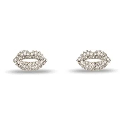 Lele Sadoughi Women's Kiss Stud Earrings In Crystal In Multi