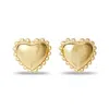 Lele Sadoughi Women's Lace Heart Button Clip-on Earrings In Gold In Gold