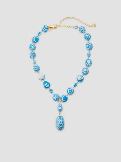 Lele Sadoughi Women's Ocean Spray 14k-gold-plated & Stone Lariat Necklace In Transparent