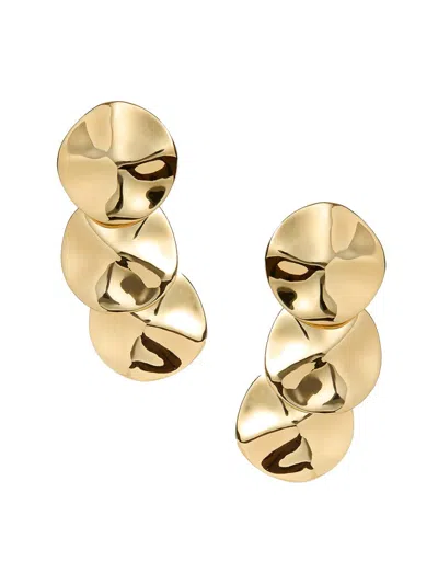 Lele Sadoughi Women's Palm Beach Socialite 14k-gold-plated Disc Drop Earrings