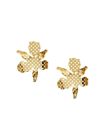 Lele Sadoughi Women's Paper Lily 14k-gold-plated Earrings In Pink