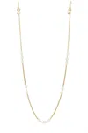 Lele Sadoughi Women's Pearl Eyeglass/mask Chain In Gold