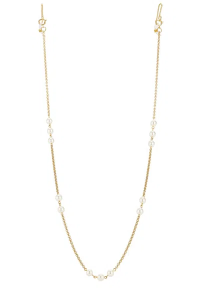 Lele Sadoughi Women's Pearl Eyeglass/mask Chain In Gold