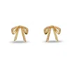 Lele Sadoughi Women's Pearl Mini Bow Stud Earrings In Gold In Gold
