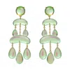 Lele Sadoughi Women's Raindrop Chandelier Earrings In Parakeet In Metallic