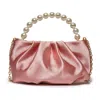 Lele Sadoughi Women's Satin Evening Pouch Bag In Dusty Rose