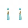 Lele Sadoughi Women's Sky Gold Cage Drop Earrings In Turquoise In Blue