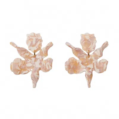 Lele Sadoughi Women's Small Paper Lily Earrings In Blush In Pink