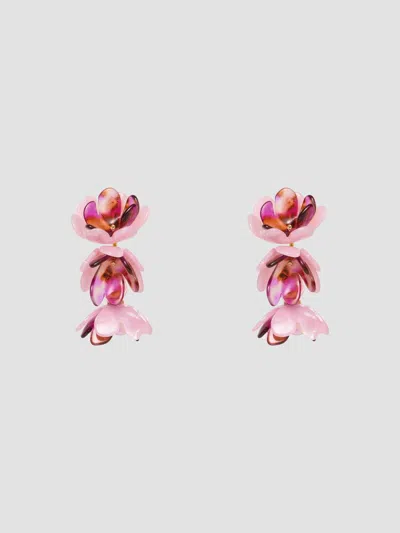 Lele Sadoughi Women's Wildberry Mini Rose Drop Earrings In Pink