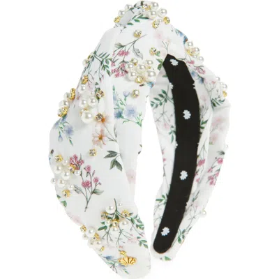 Lele Sadoughi X Liberty London Marlene Knotted Headband In Annie