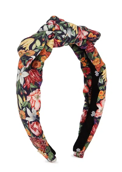 Lele Sadoughi X Liberty Of London Royal Garland Floral-print Headband In Multi