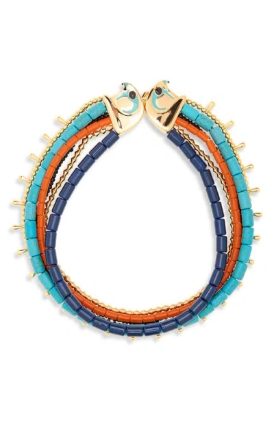 Lele Sadoughi X The Met Senebtisi Collar Necklace In Multi