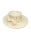 Lele Sadoughi Zaha Straw Hat In Neutral