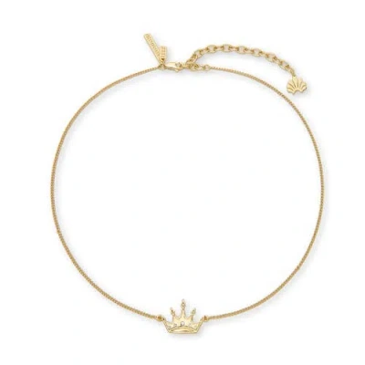 Lele Sadoughi Zeta Tau Alpha Charm Necklace In Gold