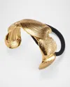 Lelet Ny 14k Gold Plated Kya Seashell Pony Cuff In Gold
