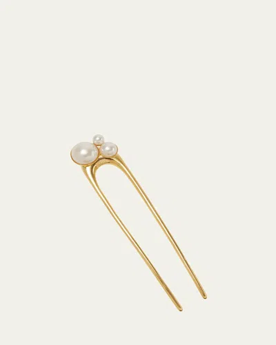Lelet Ny Allison Pearly Cluster French Pin In Gold