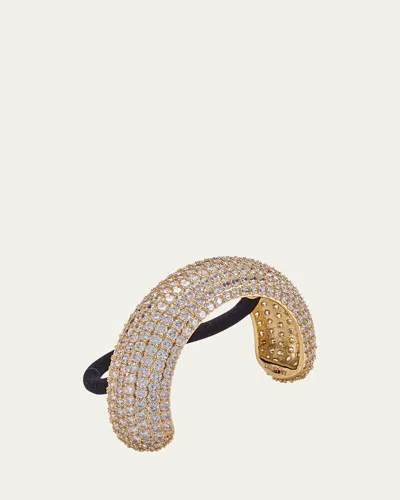 Lelet Ny Arch Pave Crystals Pony Cuff In Gold